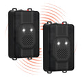 Ultrasonic mink repellent with LED lamp