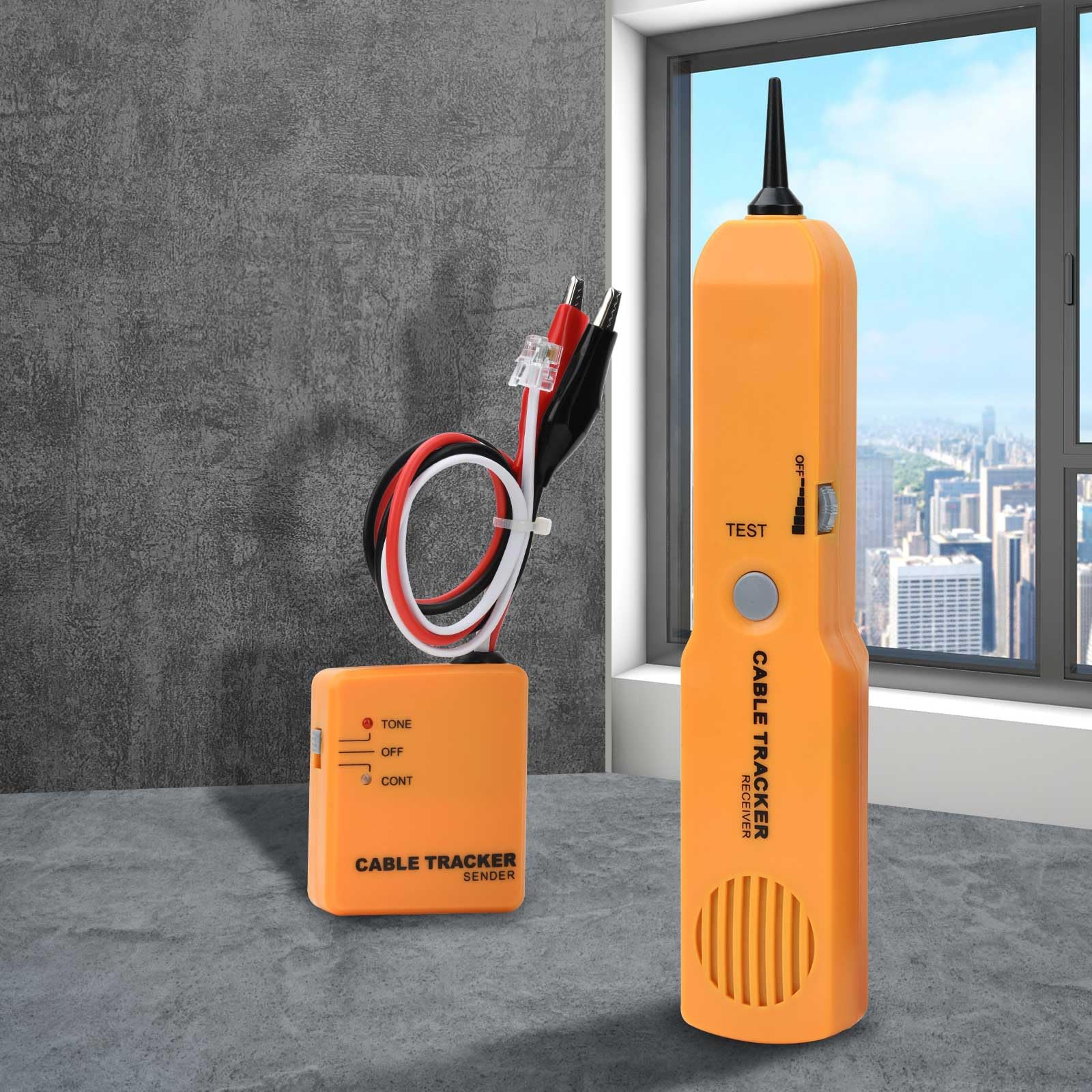 Multifunction RJ11 Network Tester with Tone Generator and Probe – Cable Tracing