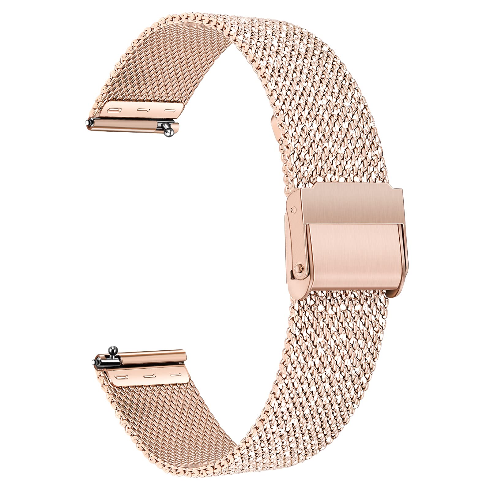Mesh Stainless Steel Strap Compatible with Samsung Galaxy Watch 40mm – Silver