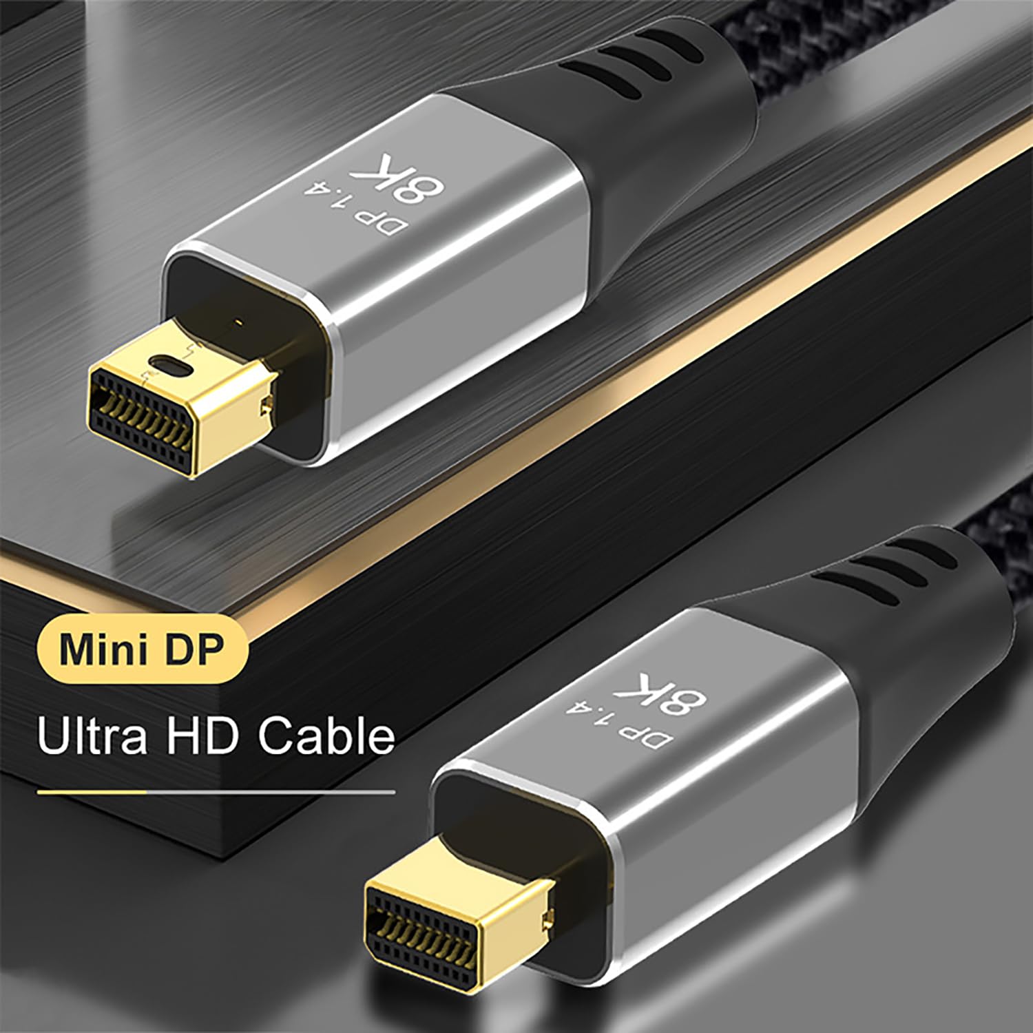 Kabel Mini DisplayPort – Mini DisplayPort 2 m DP1.4 8K 60Hz (M/M)