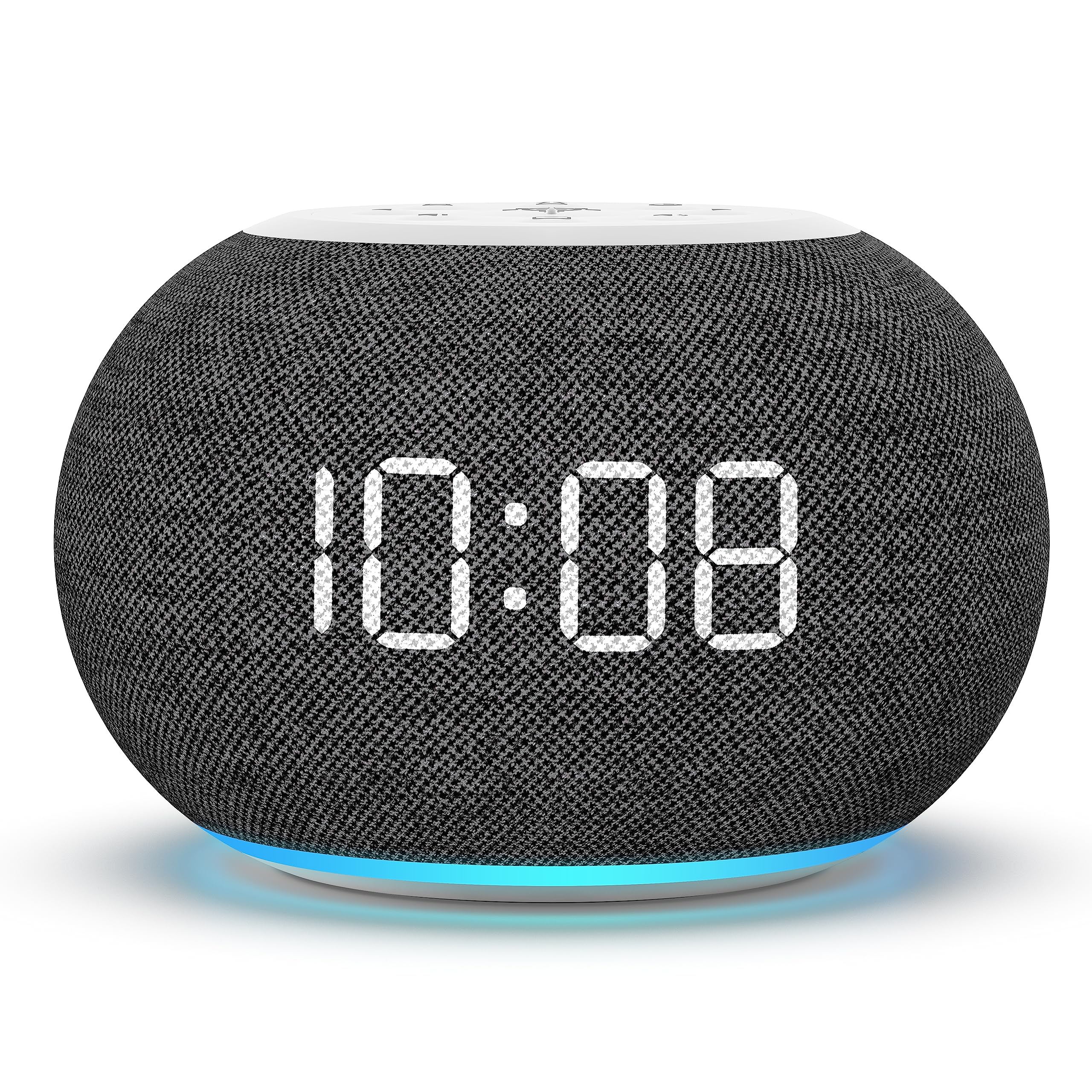 Automatic alarm clock with night light
