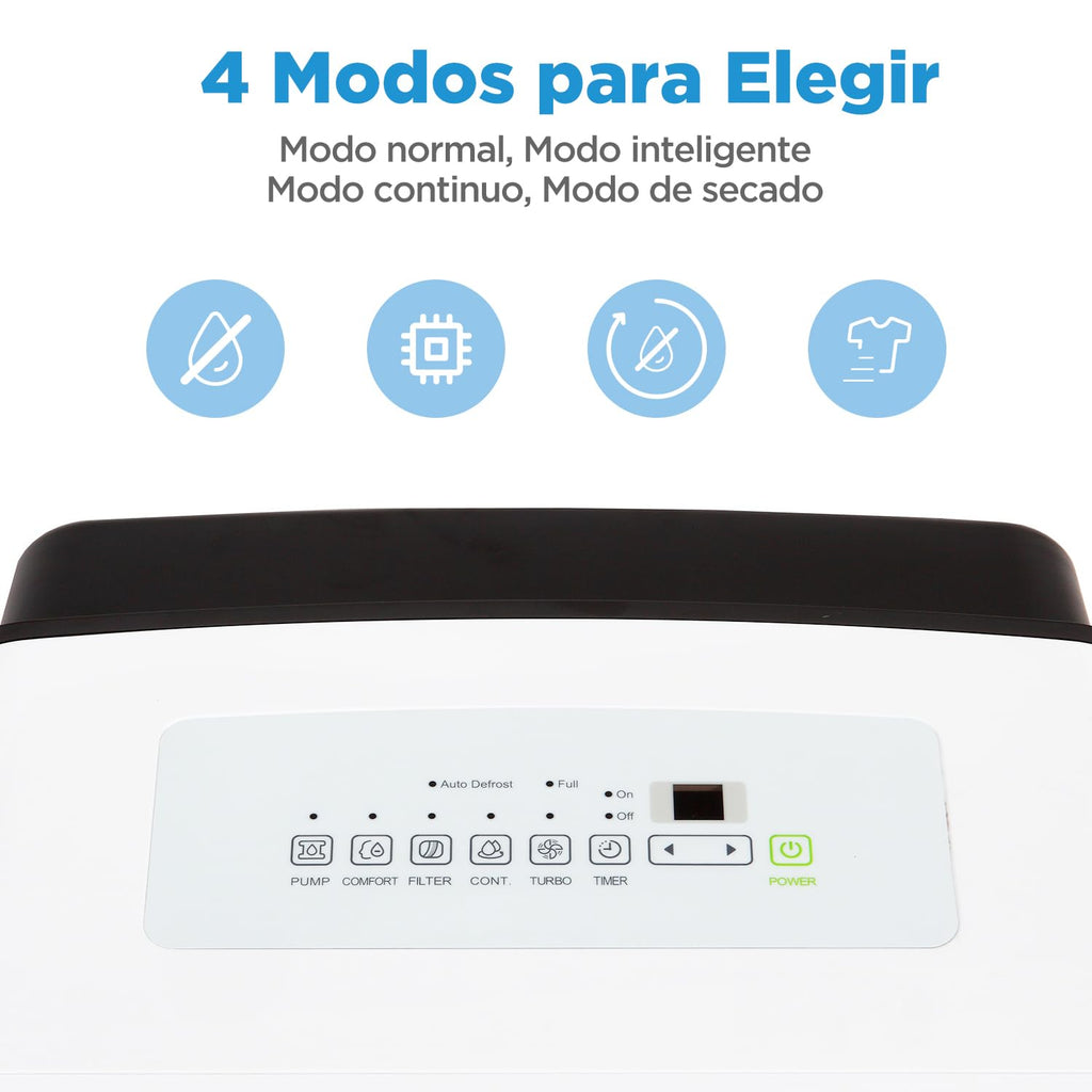 MIDEA Industrial Dehumidifier 50L – For Rooms up to 300m², Replaceable Tank, Quiet Operation