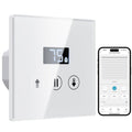 ALLEVOI Smart Wi-Fi Roller Shutter Switch with LED Display - 80x80 mm