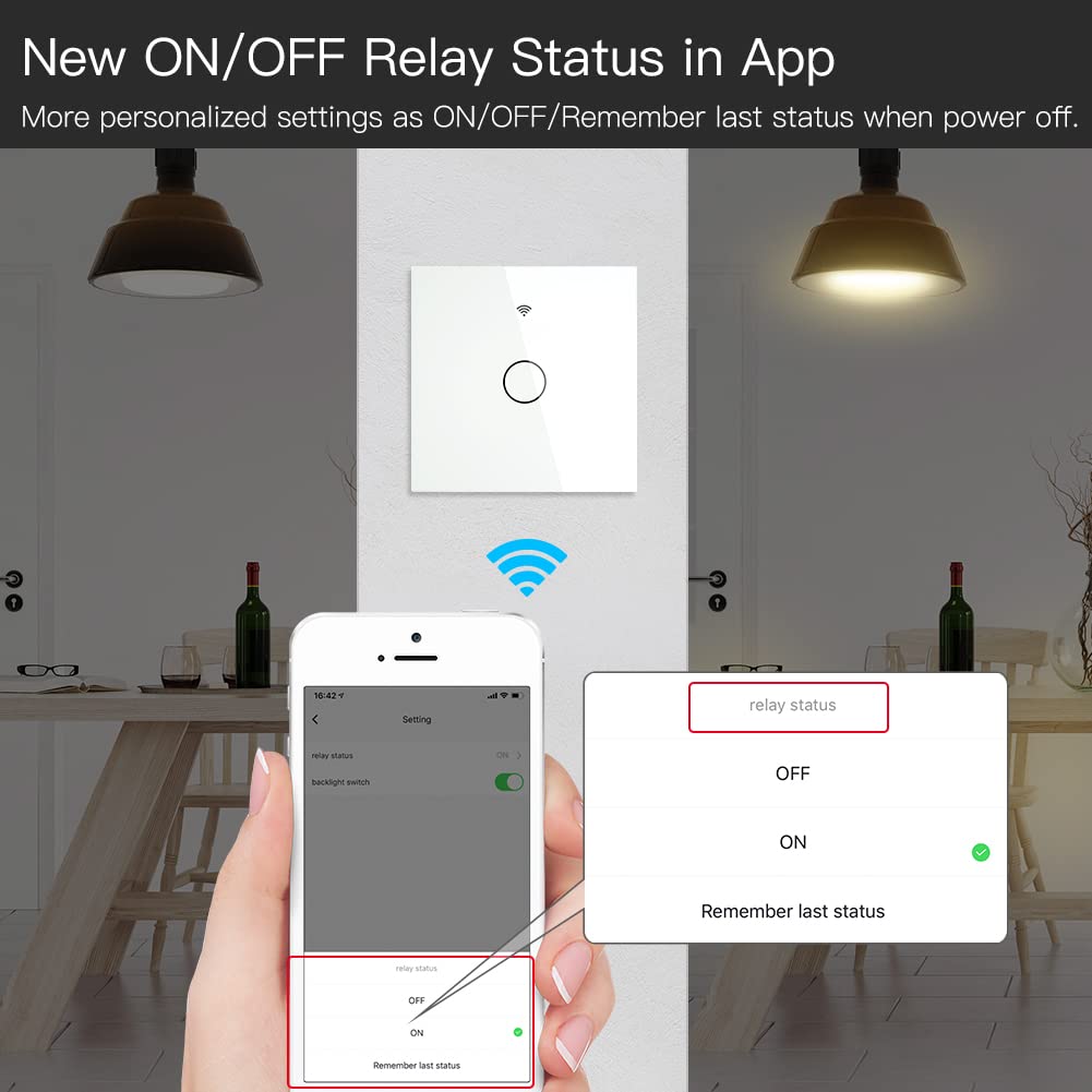 MOES inteligentny przełącznik Tuya ZigBee hub bez przewodu neutralnego – Biały