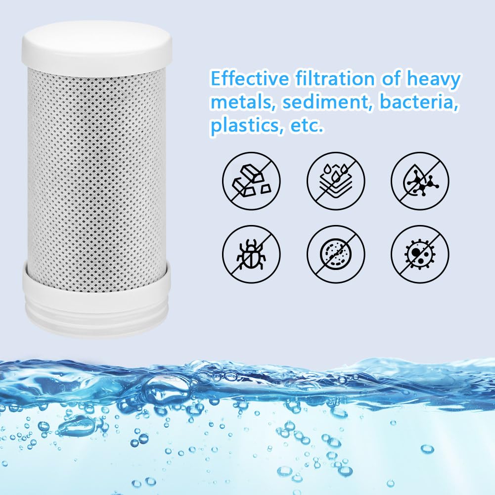 Stainless Steel Tap Water Filter - Blue Light