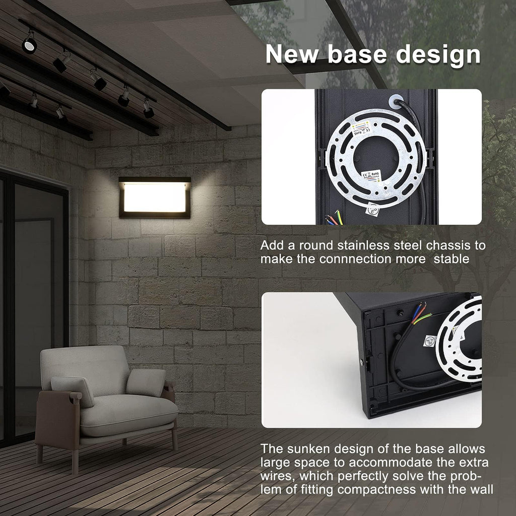 LED Outdoor Wall Light IP66 Waterproof for House Walls – Neutral White