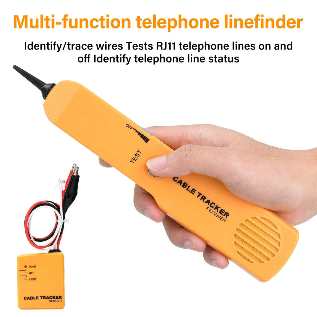 Multifunction RJ11 Network Tester with Tone Generator and Probe – Cable Tracing