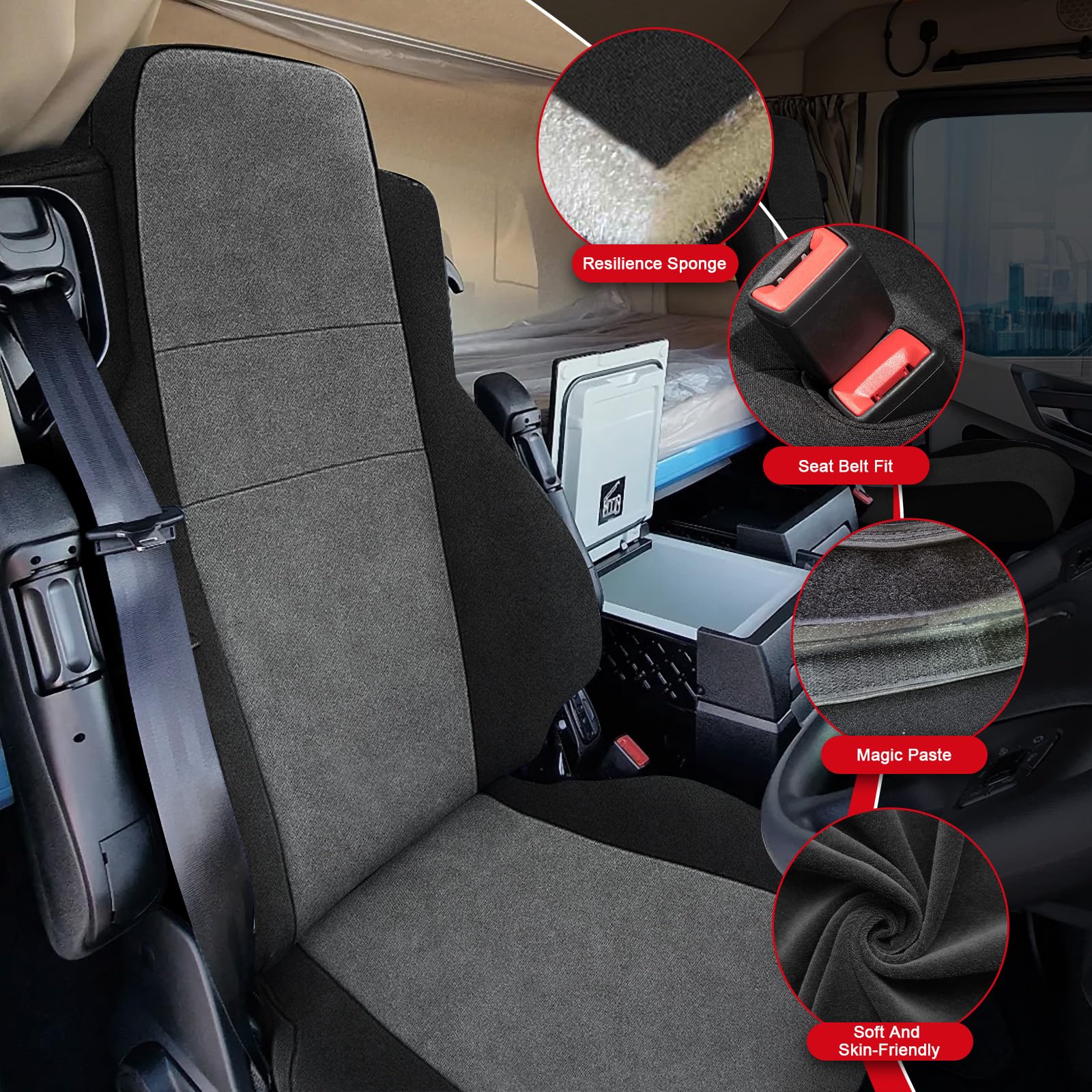 Seat covers for Mercedes ACTROS MP4/MP5 front protective cushions – ACTROS MP4/MP5