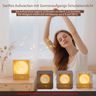 Moon lamp with alarm clock
