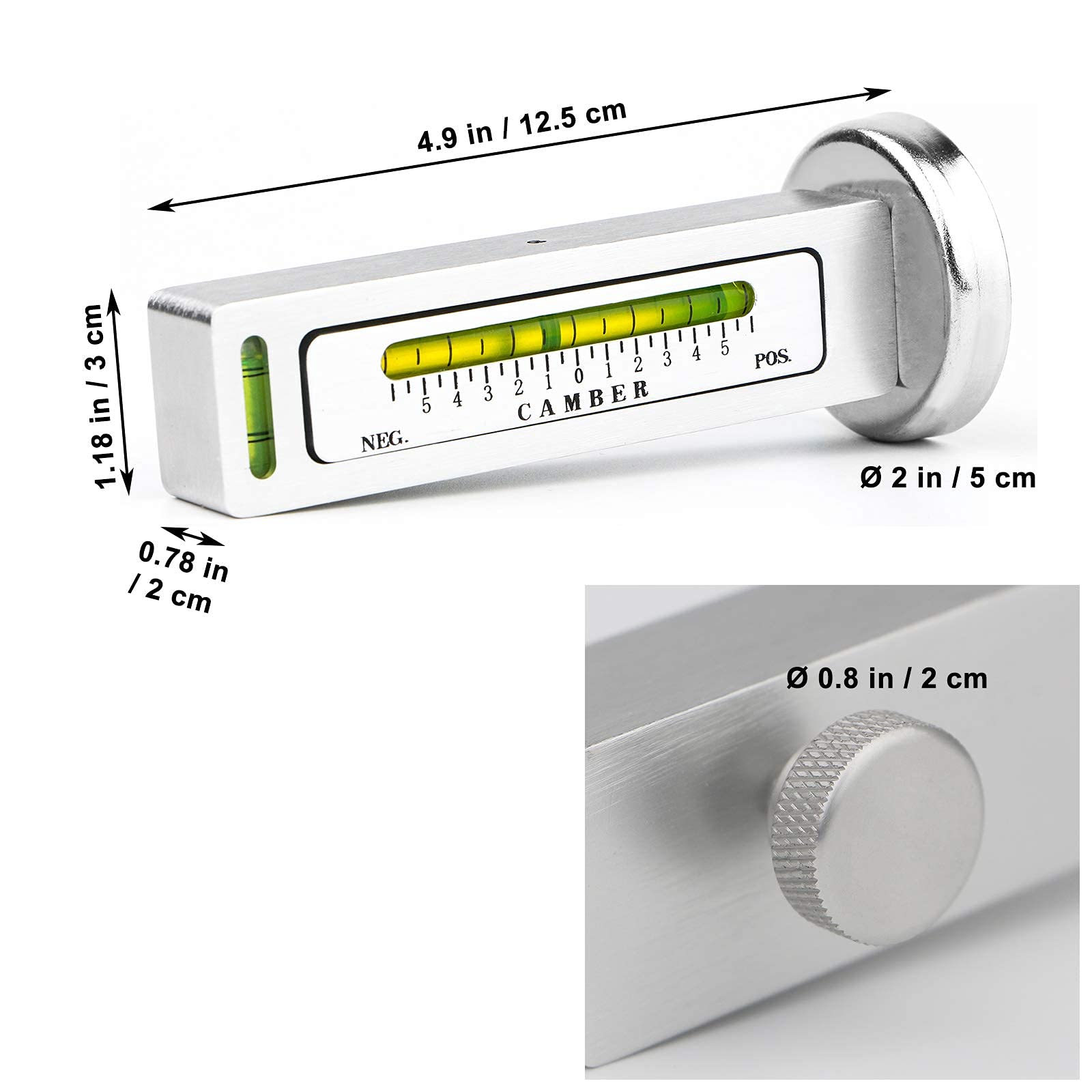 Toolwiz Adjustable Magnetic Protractor Universal Angle Gauge - Black