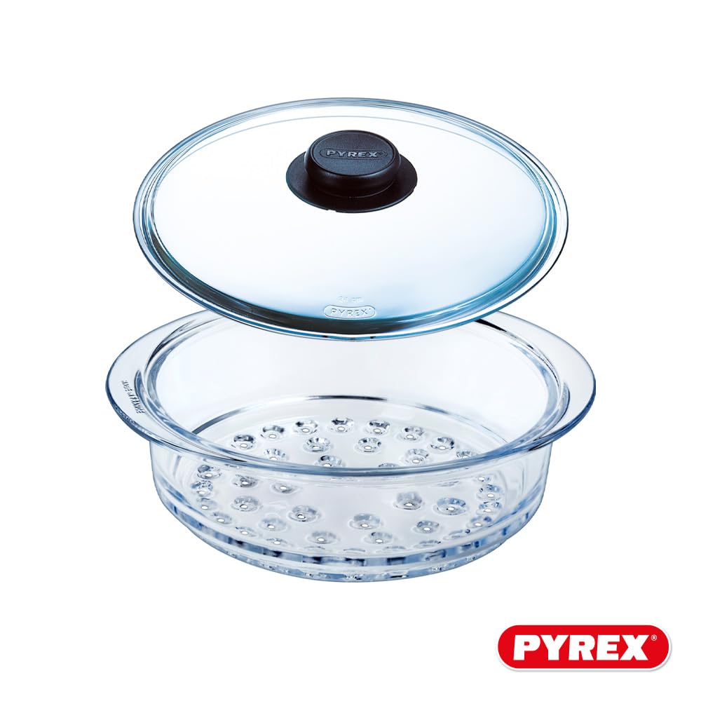 Pyrex Steamer with Lid - Steaming for Health and Flavor