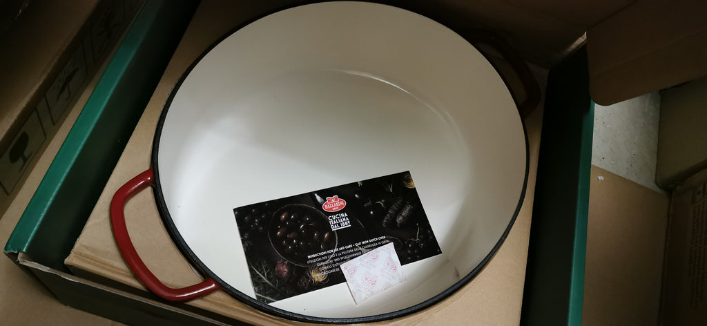 Ballarini Bellamonte 9.5 l Cast Iron Cocotte – Oval, Red, Ø37 cm