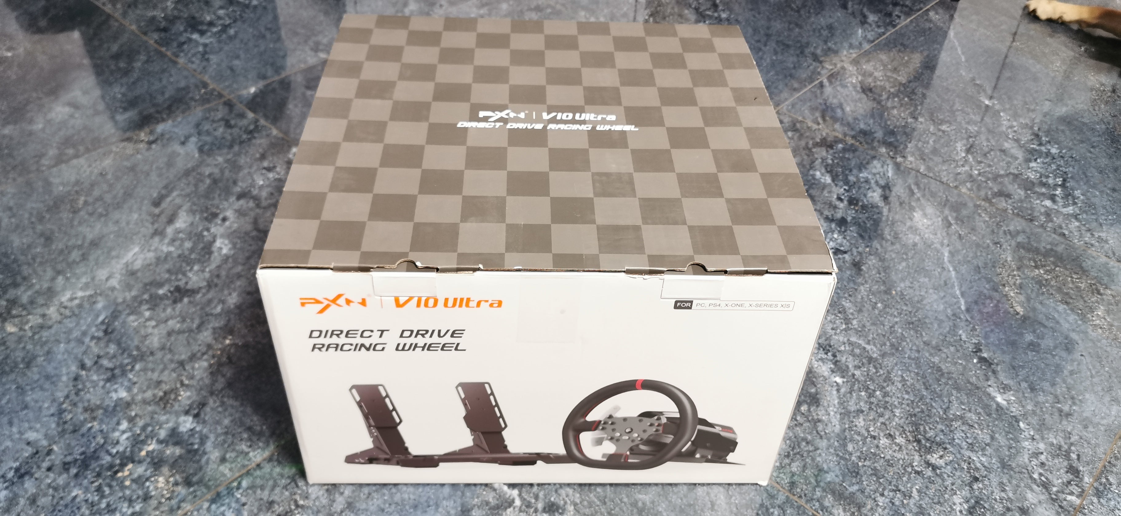 PXN-V10 Ultra Direct Drive Steering Wheel with Pedals – 3.2 Nm, Force Feedback, PC/PS4/Xbox