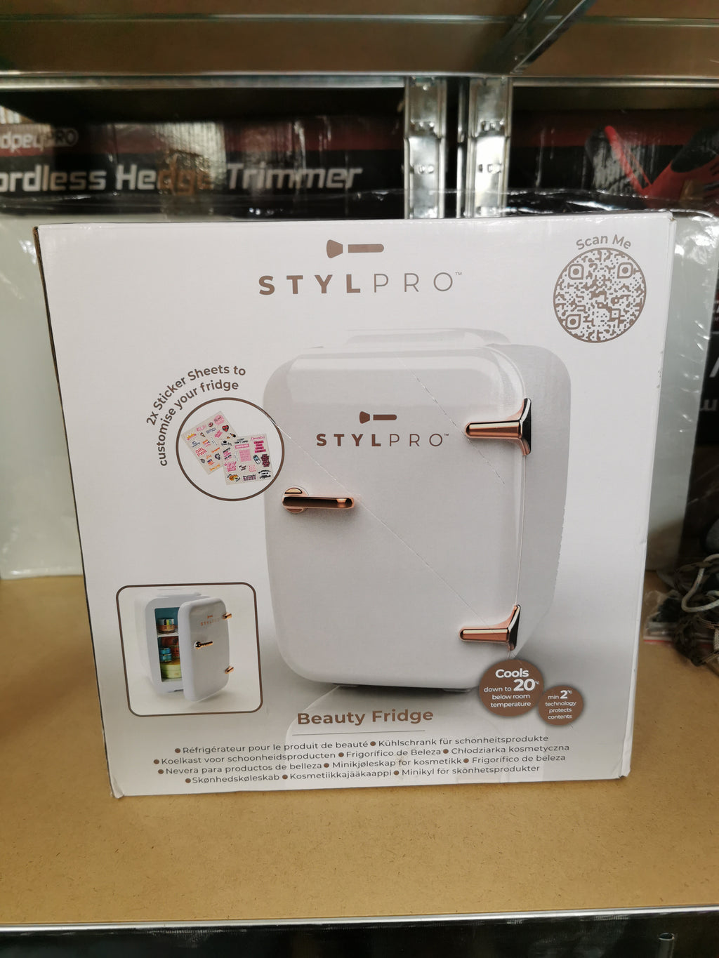 Beauty Fridge 4L Cosmetic Mini Fridge Cool & Warm for Skincare – Rose Gold