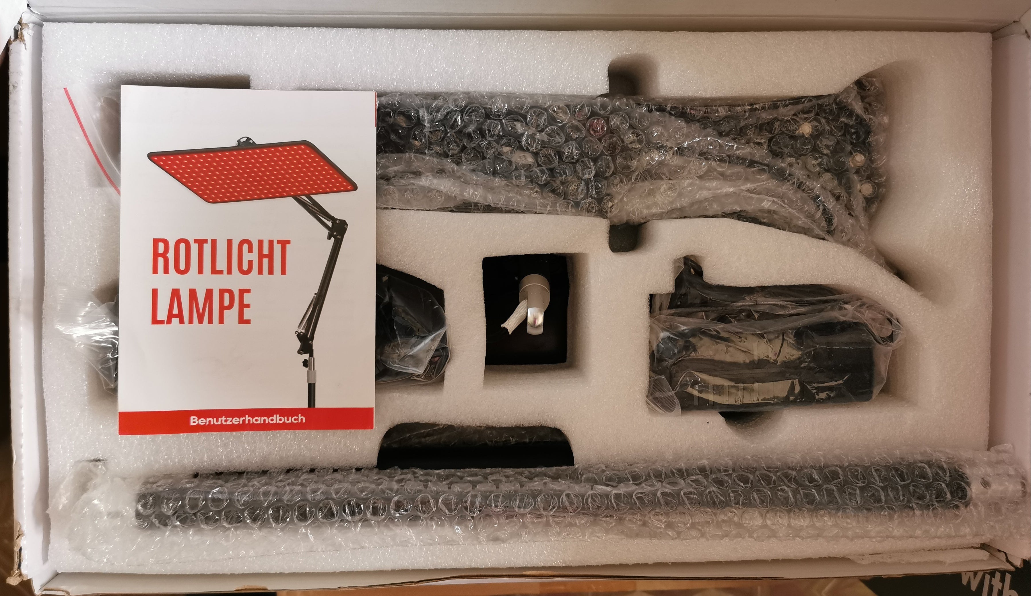 Lampa Podczerwona Morfone 120 LED – 5 Poziomów Jasności, Regulowany Stojak