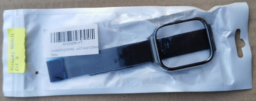 Pasek ze stali nierdzewnej do Huawei Watch Fit 3/4/5 – Czarny