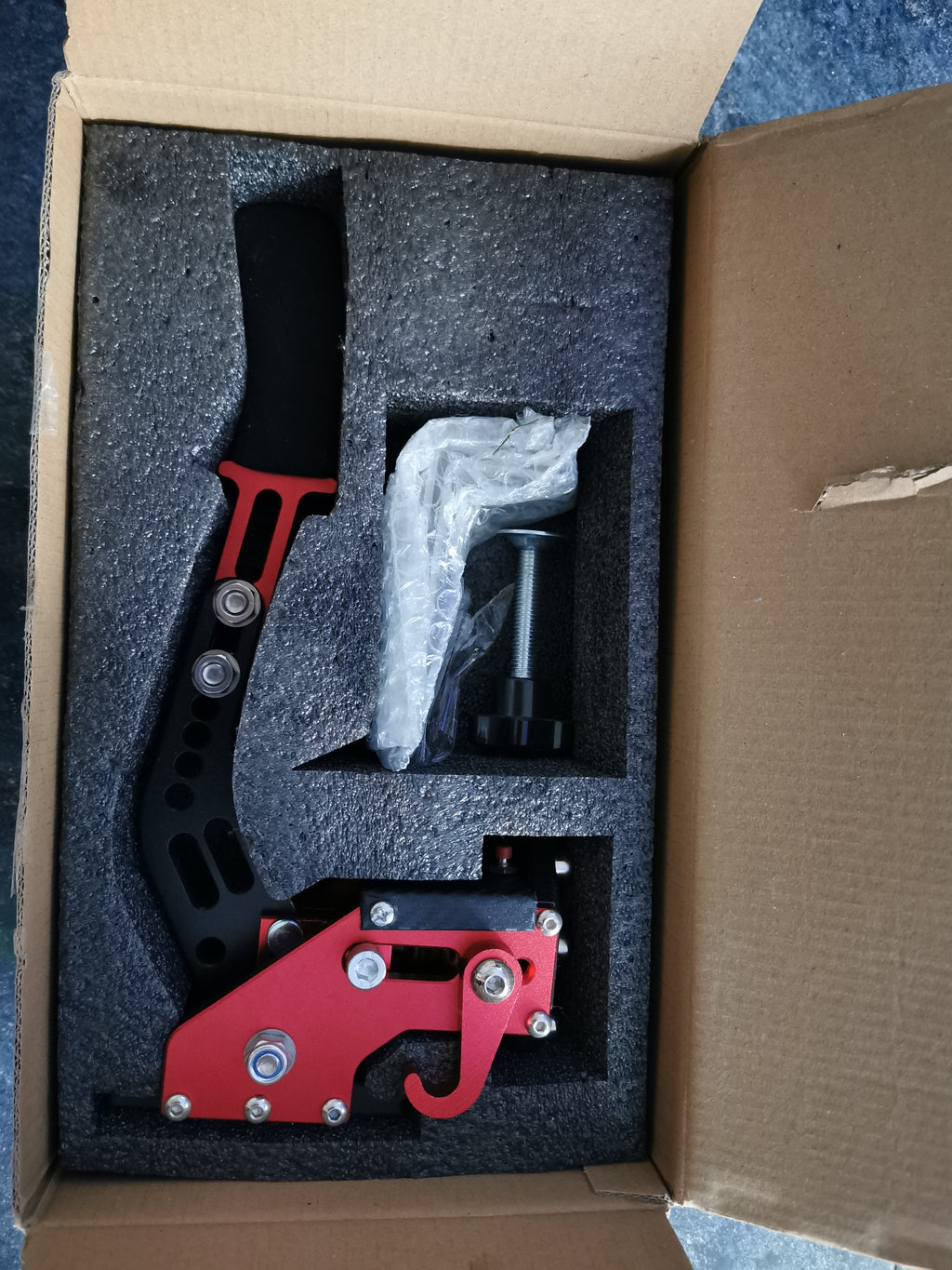 Progresywny hamulec ręczny USB do simracingu – aluminiowy