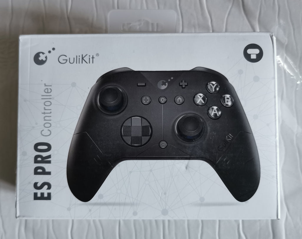 GuliKit ES PRO bezprzewodowy kontroler do gier o niskiej latencji dla Switch/PC - Czarny