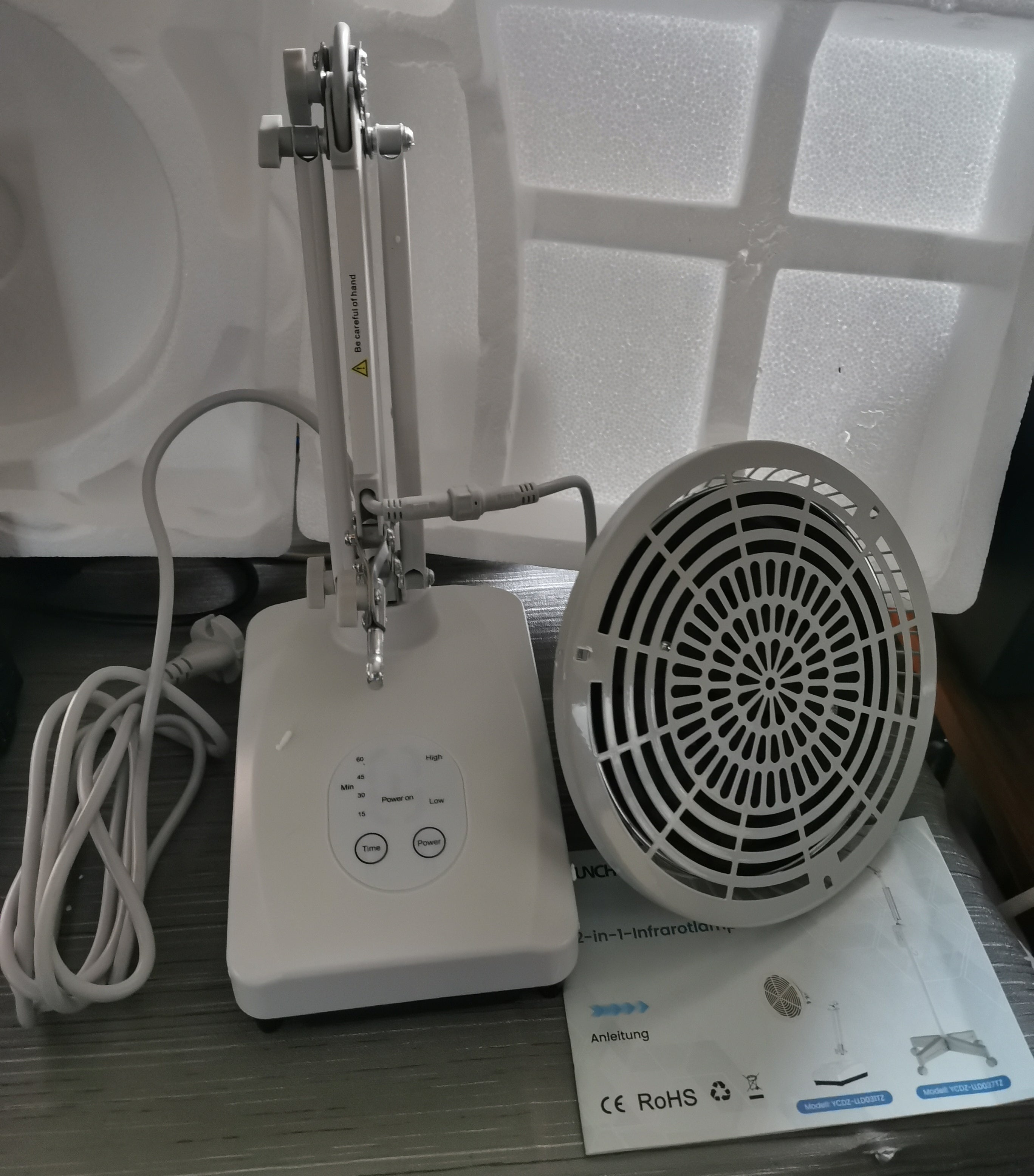 Lampa do terapii światłem czerwonym i podczerwienią 300W – Kobold VR200/VR300