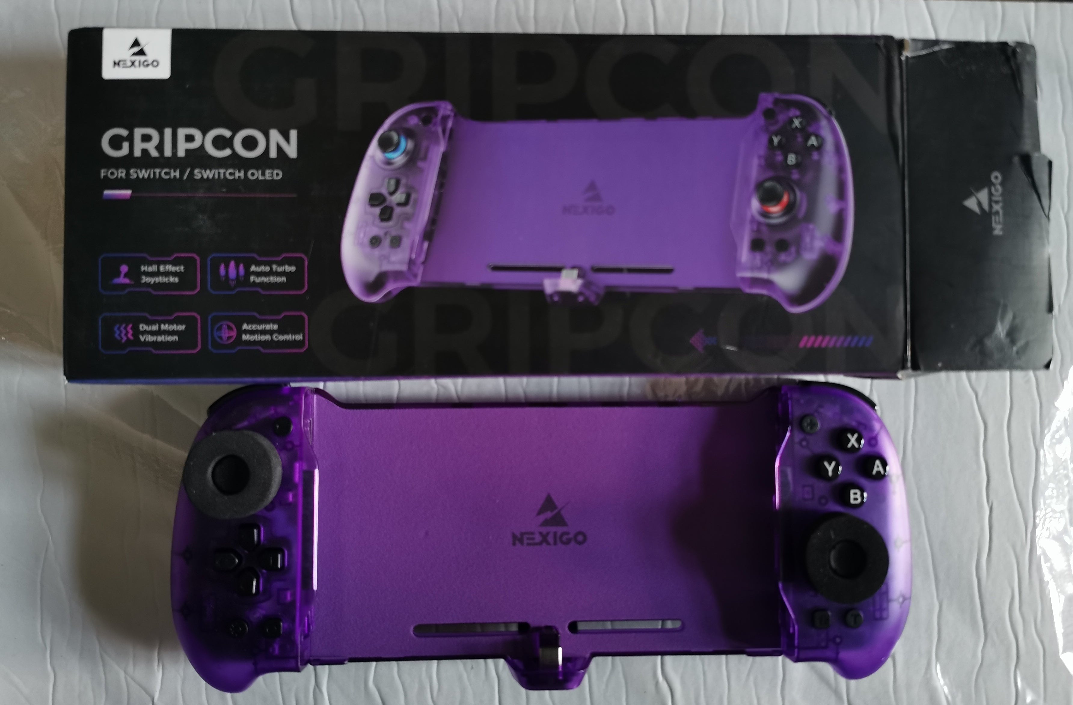 NexiGo Hall Effect Gripcon Joystick with HDMI TV Docking Output - Purple