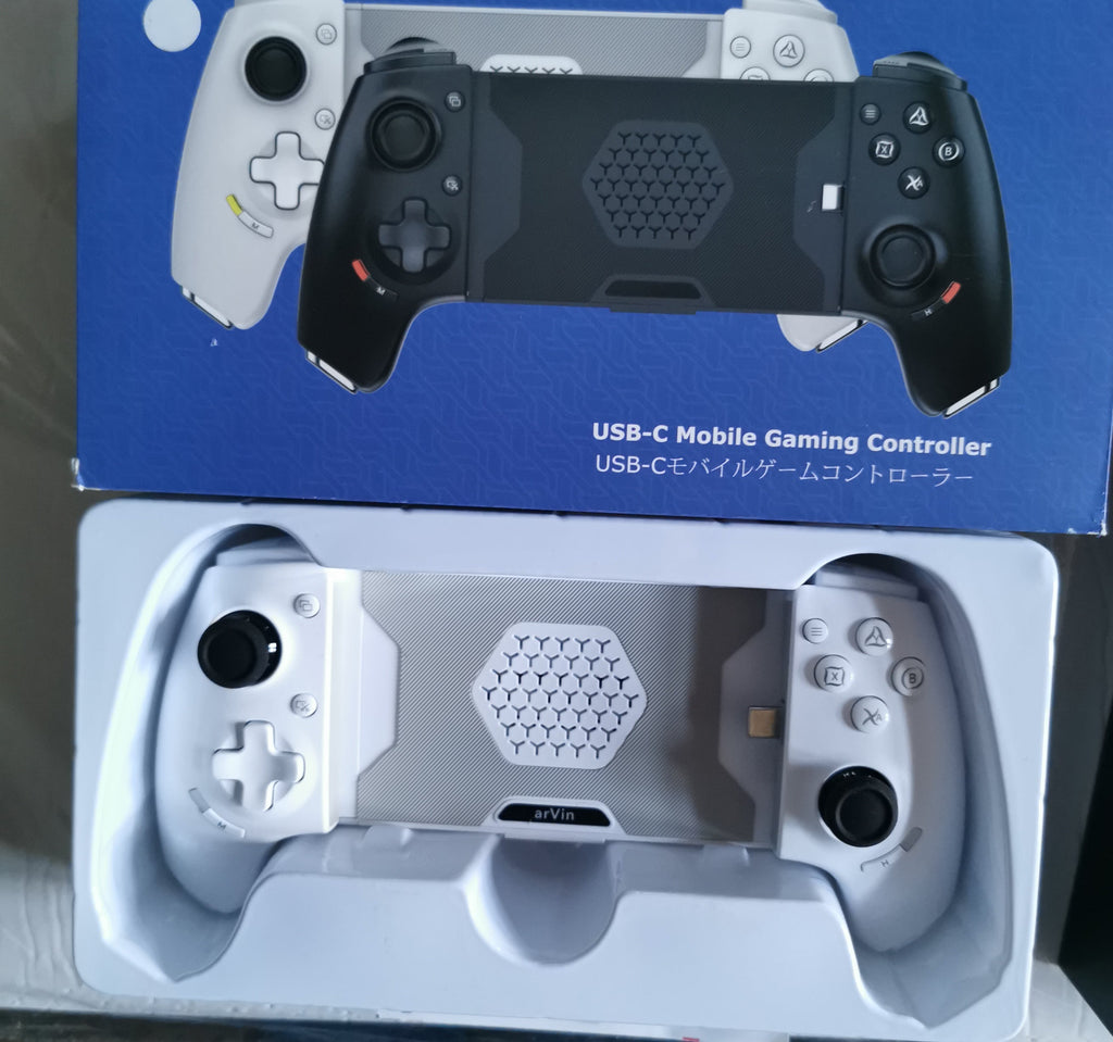 Mobile Game Controller for Android iPhone USB-C – Black
