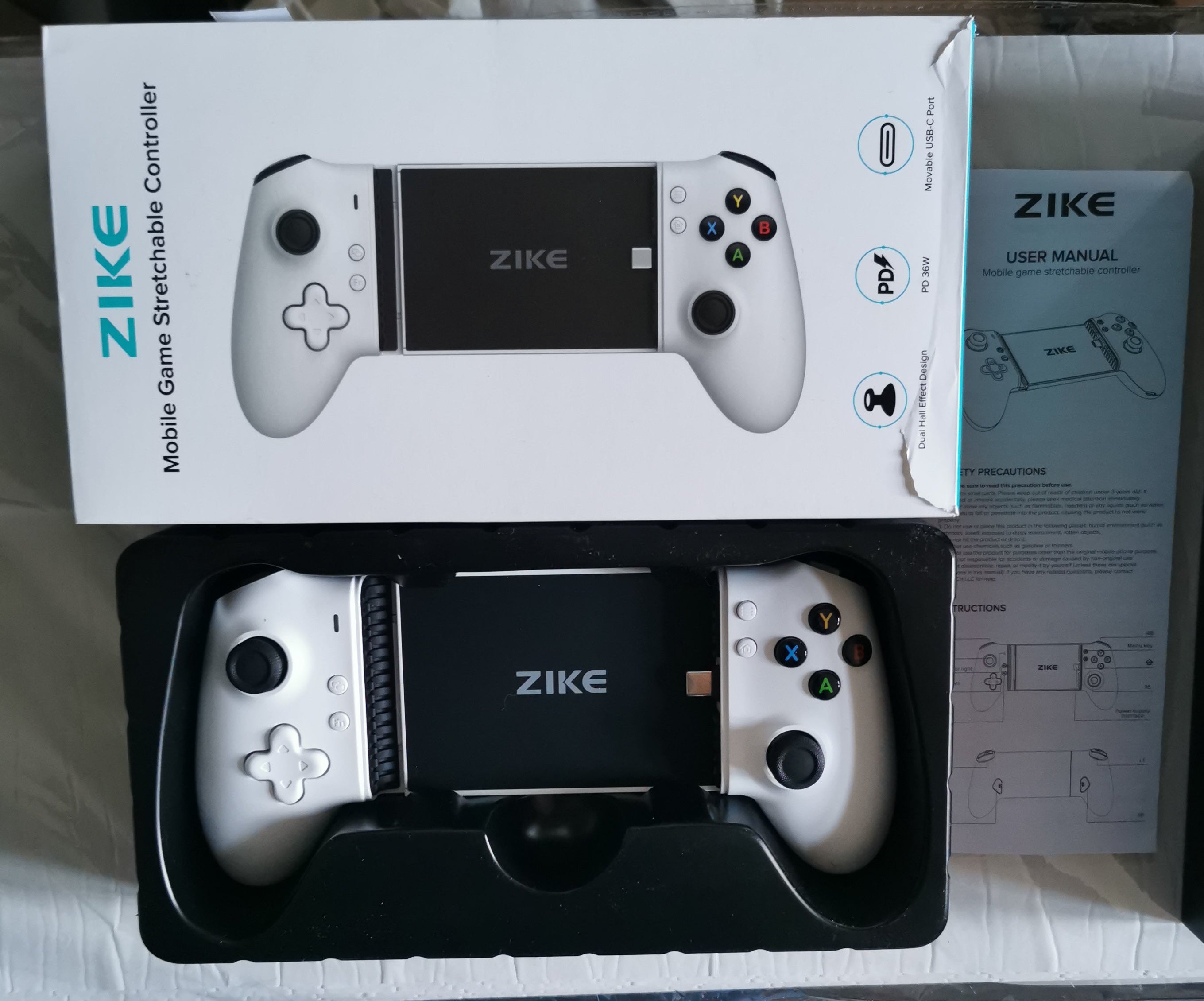 ZIKE Z331 Wireless Controller for iPhone and Android – USB-C, Hall Rocker, Vibration