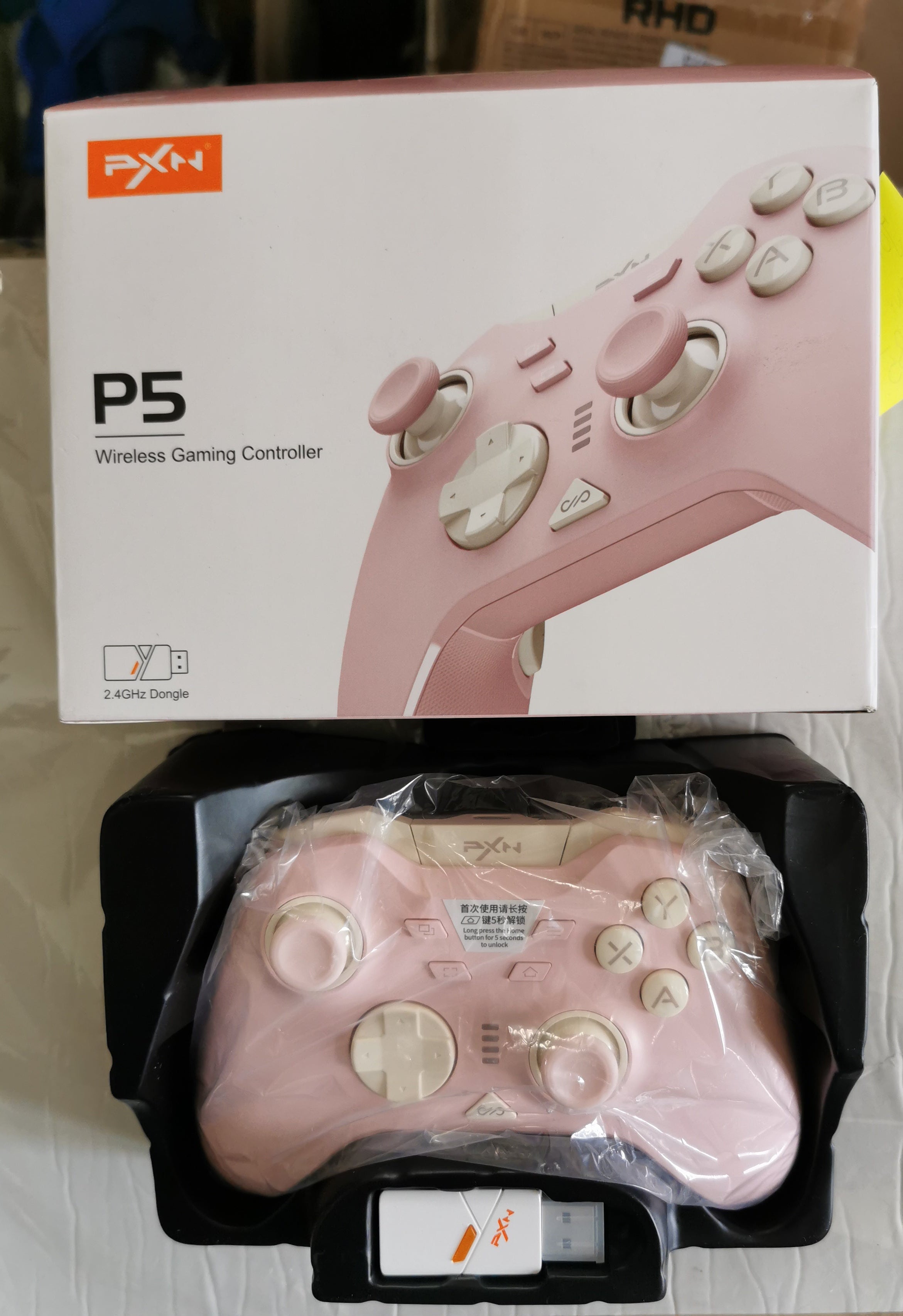 Kontroler bezprzewodowy PXN P5 – Hall Joystick, 3 tryby, 6-osiowy żyroskop