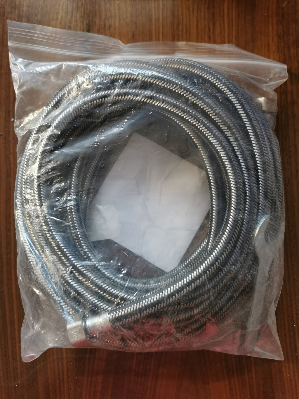Elastyczny Wąż do Wody G1/2 5m – Pleciona Stal Nierdzewna 304, Rürka EPDM