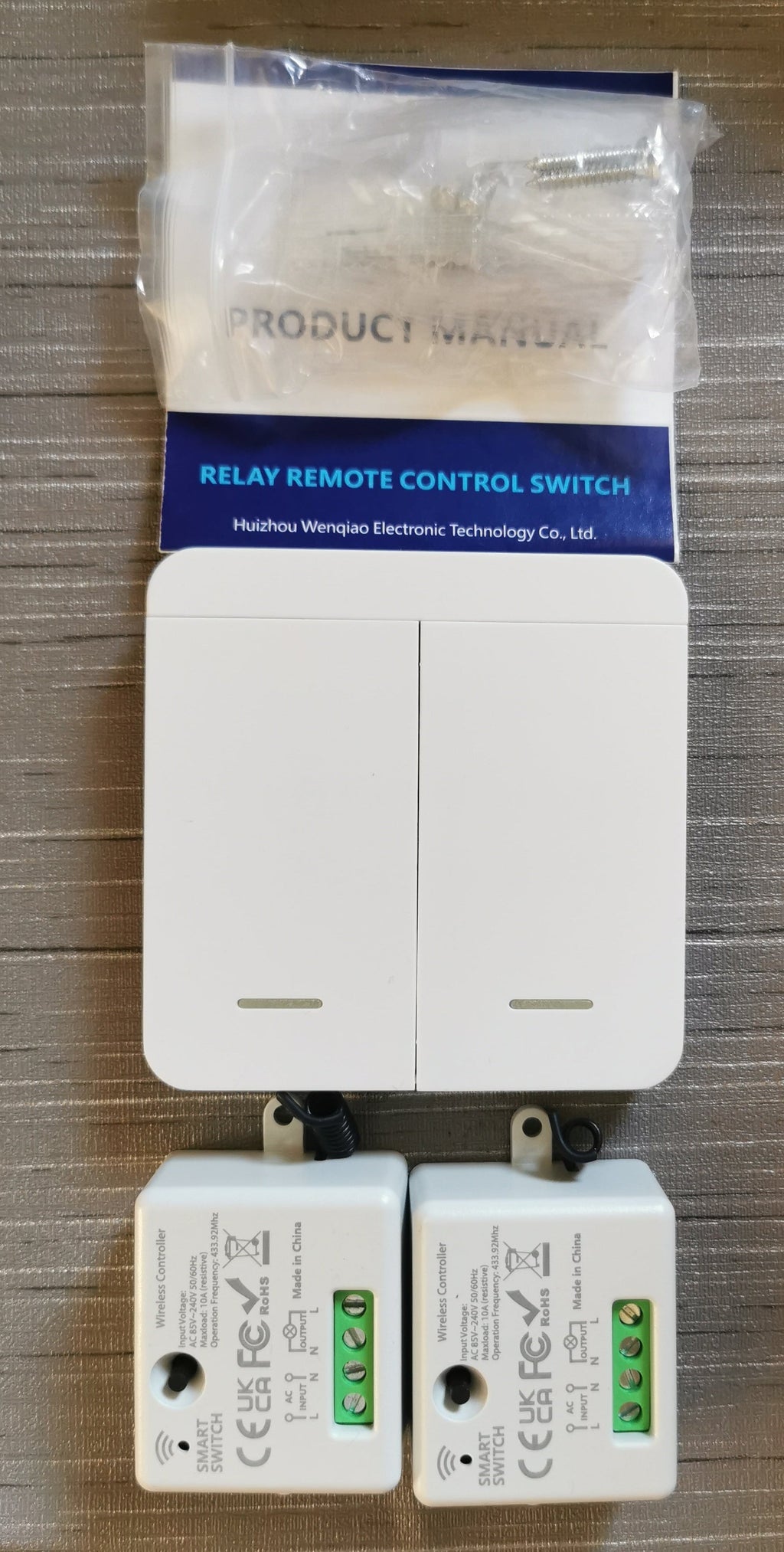 Mini WiFi Przełącznik Przekaźnikowy – Zestaw 2 Odbiorniki + Pilot (Tuya / Alexa / Google Home)