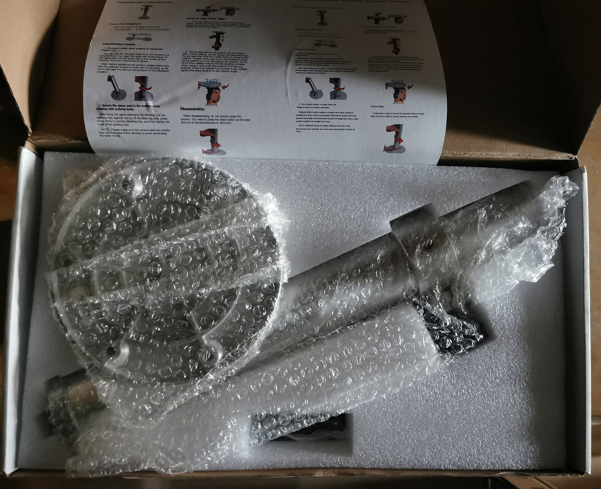 Noga do Stołu 460-685mm Regulowana Teleskopowa  – Aluminium | Łódź, Jacht, Kamper