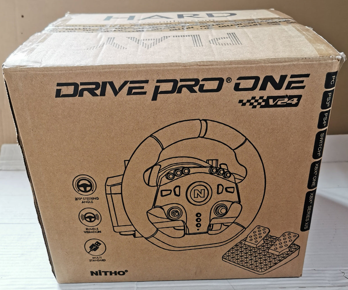 Kierownica Wyścigowa z Pedałami NITHO Drive Pro ONE V24 – | PC, PS4, Xbox One, Switch