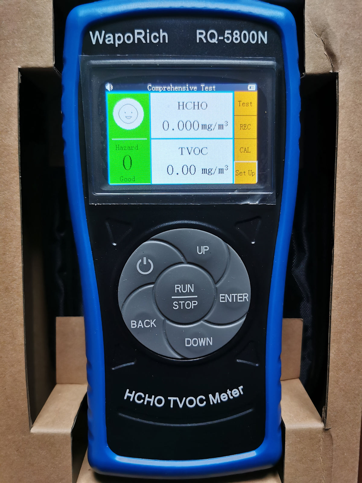 Monitor Jakości Powietrza WapoRich RQ-5800N – HCHO, TVOC, Temp, Wilgotność