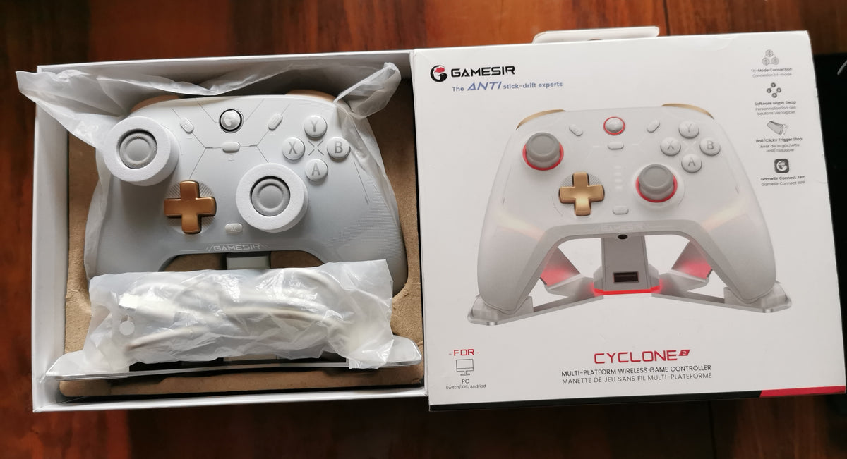 GameSir Cyclone 2 Bezprzewodowy Kontroler 1000Hz Biały
