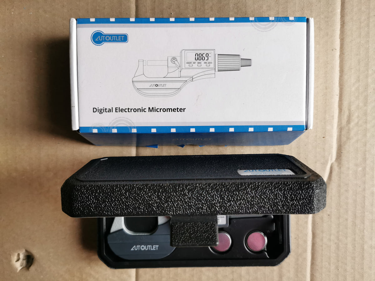 Mikrometr cyfrowy 0-25mm Wysoka Precyzja – Szary