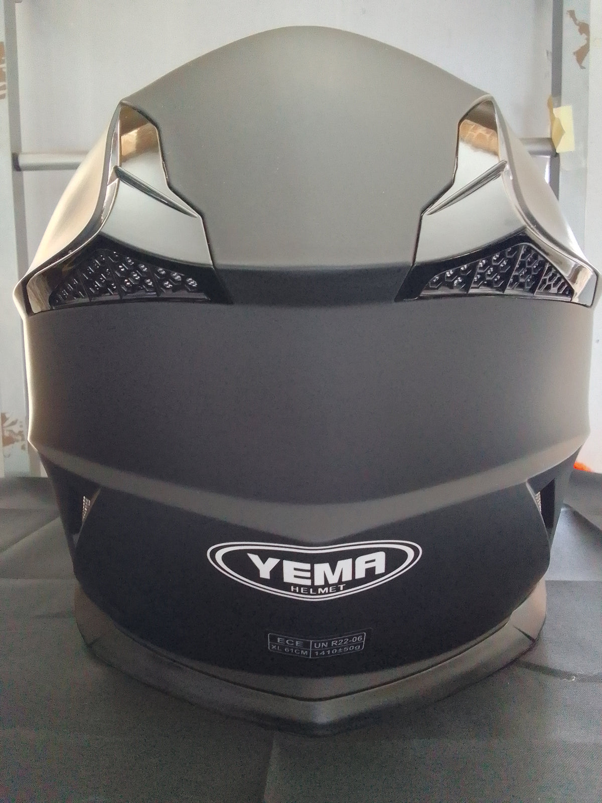 Kask Motocyklowy YEMA YM-915 Cross Enduro – Czarny Mat, Rozmiar XL