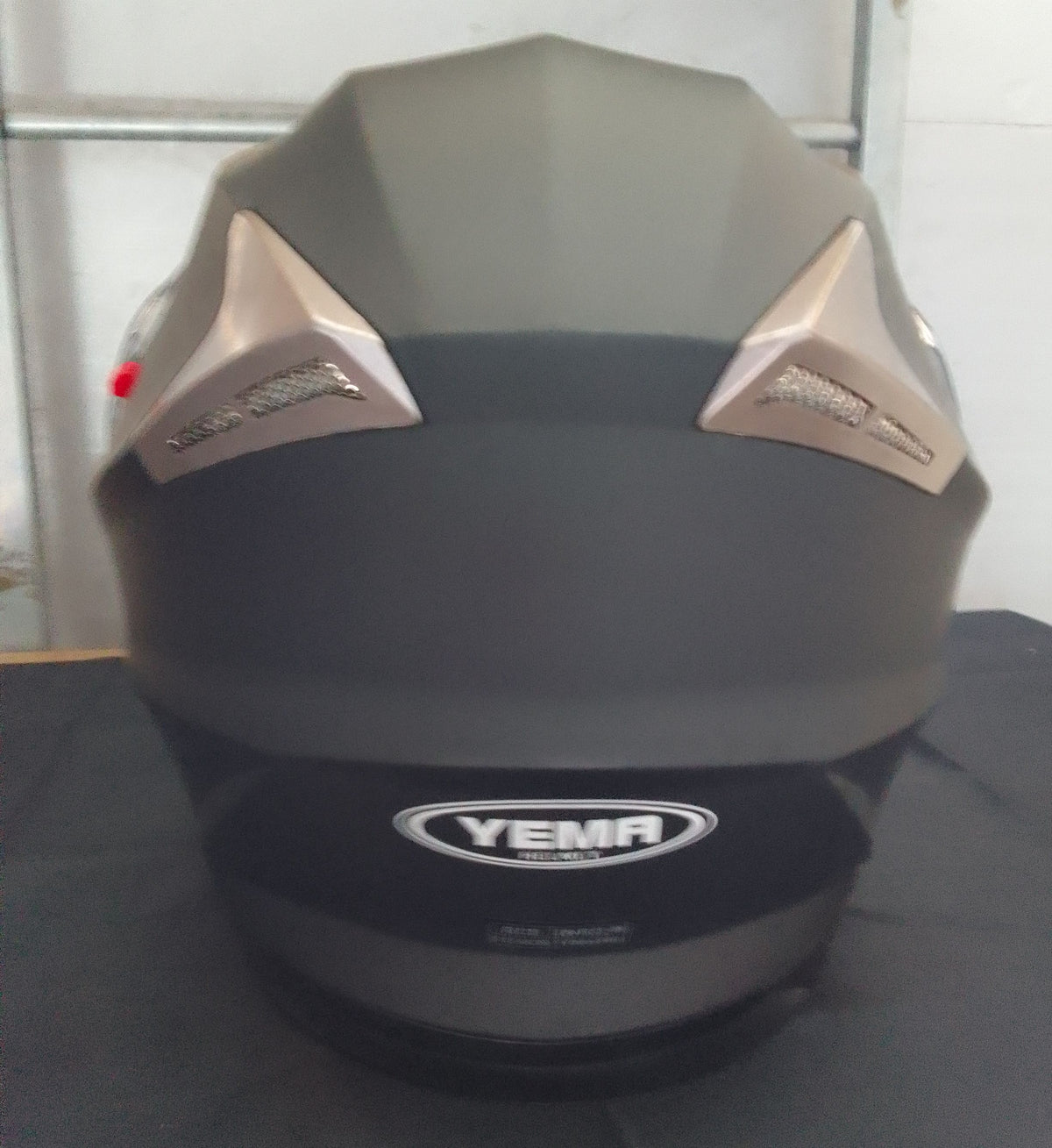 Kask Motocyklowy Modułowy YEMA YM-925 – Matowa Czerń, Rozmiar S (55-56 cm)