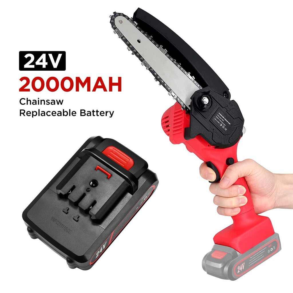 24V 2000mAh Replacement Lithium Chainsaw Battery - 1 Battery