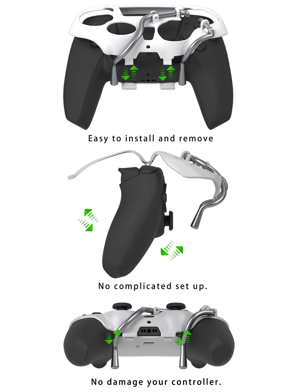 Mechanical FPS Paddle for PS5 Controller – White