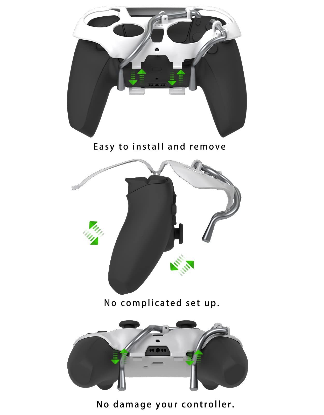 Mechanical FPS Paddle for PS5 Controller – White