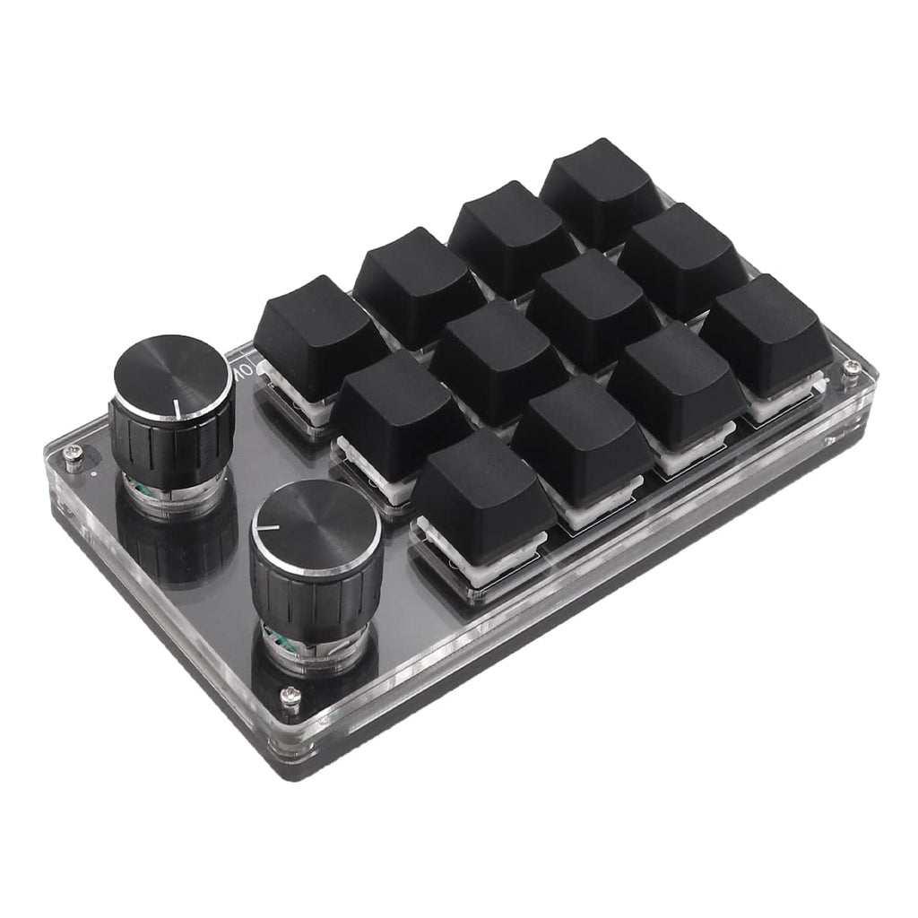 One-Handed Macro-Mechanical Gaming Keyboard – 12 Keys