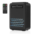 Dehumidifier with remote control, 2.8L water tank for bedroom - Black