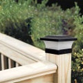 Waterproof solar post light warm white – IP65