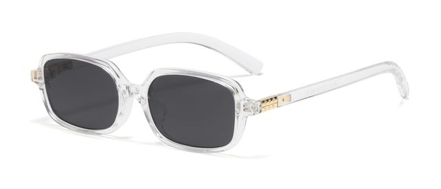 Retro UV400 Sunglasses - Unisex, Narrow Square Frame
