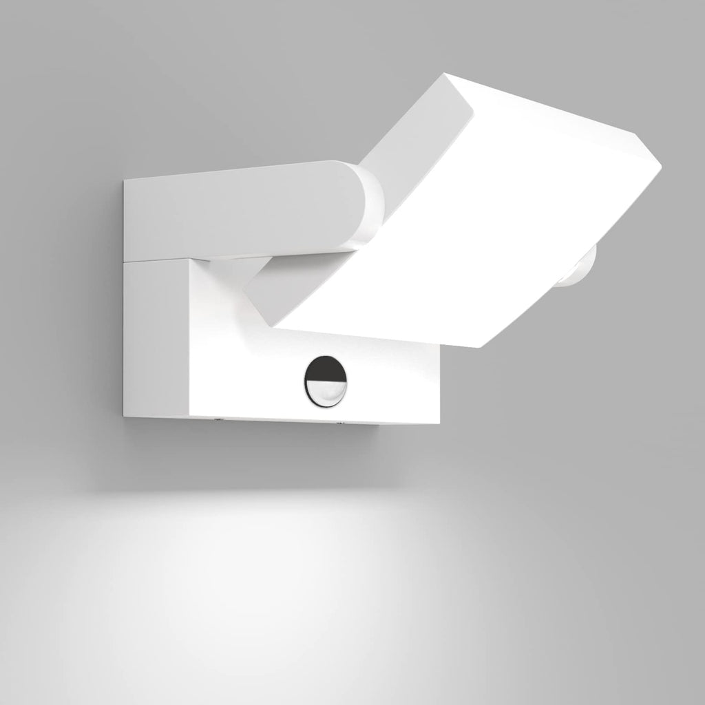 Klighten 24W Outdoor Wall Light Motion Sensor IP65 – White 4000K