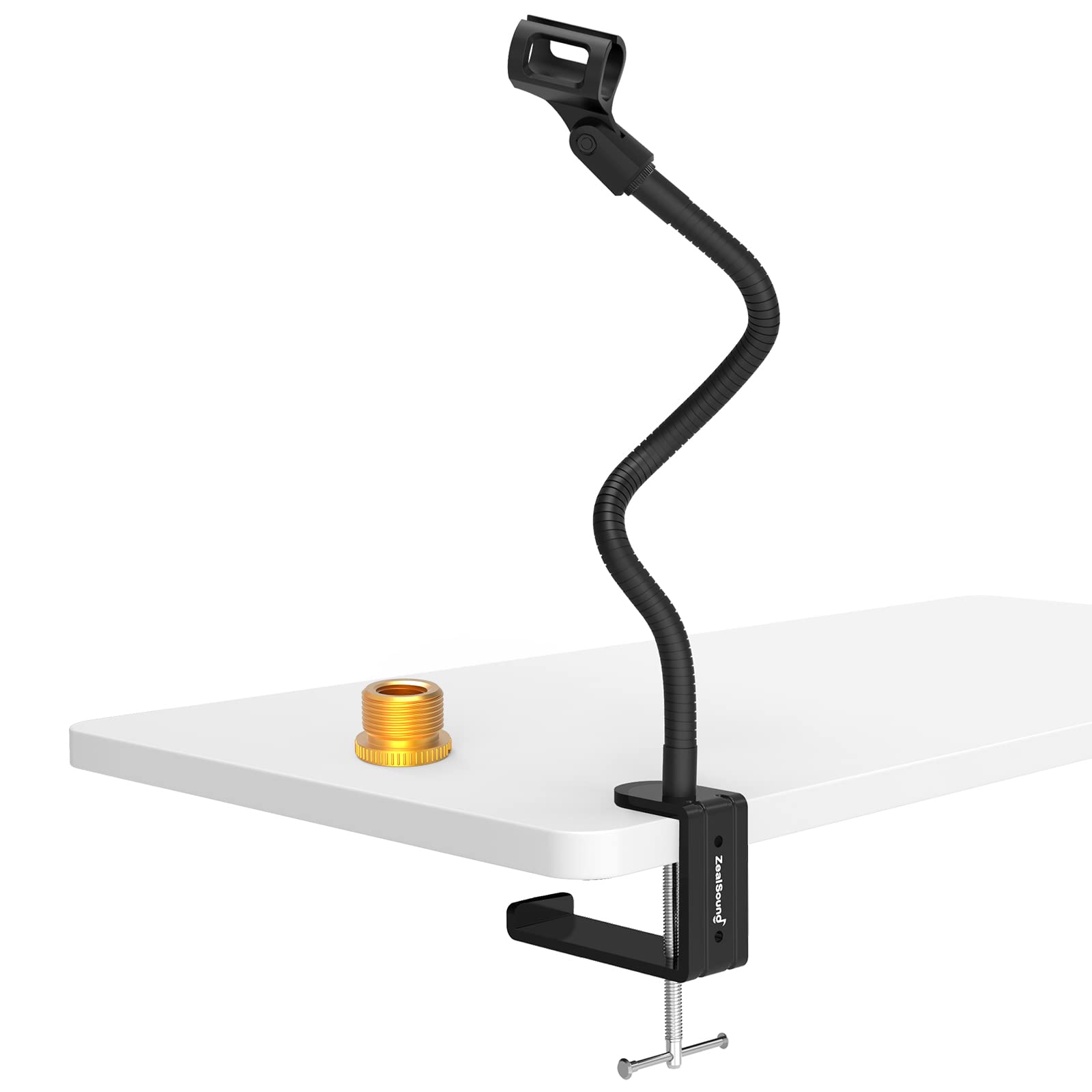 Flexible Gooseneck Desktop Microphone Stand - 13 inches