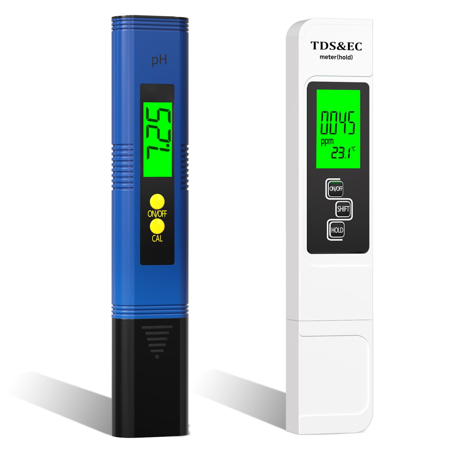 RUNBO 4 in 1 pH Meter Digital Water Quality Tester for pH/TDS/EC/Temperature - Black