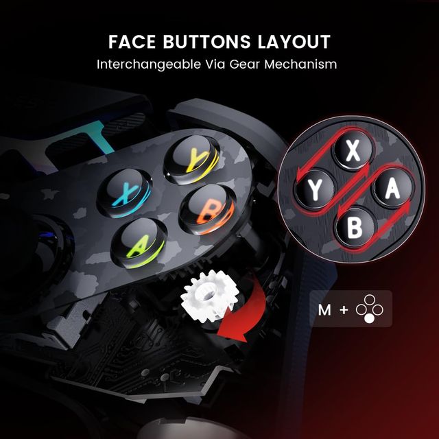 GameSir Tarantula Pro – Bezprzewodowy kontroler PC/Switch/Android/iOS