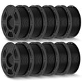 JAYO PLA+ Filament 1.75mm Black Accuracy +/-0.02mm, For FDM Printers