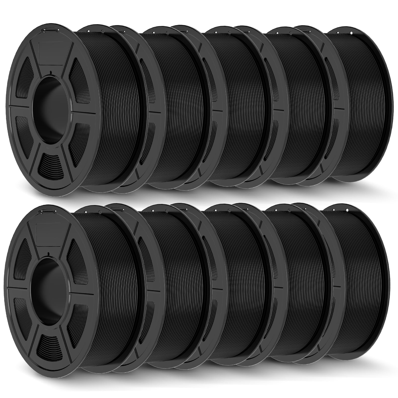 JAYO PLA+ Filament 1.75mm Black Accuracy +/-0.02mm, For FDM Printers