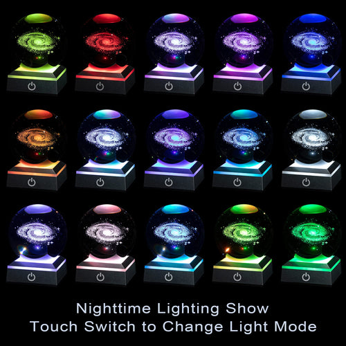 YANFEYHA 3D Butterfly Rose Crystal Pattern Night Light - Multicolor